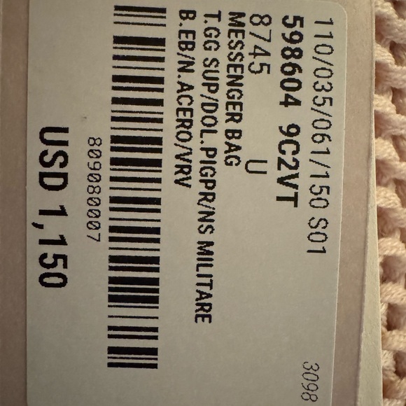 Authentic GUCCI Crossbody Bag. New with GUCCI cloth bag and tag. For Men/ Women. - Picture 4 of 4